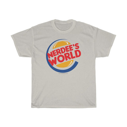Nerdee's World Parody Logo "The King" (Design 01) - Unisex Heavy Cotton Tee