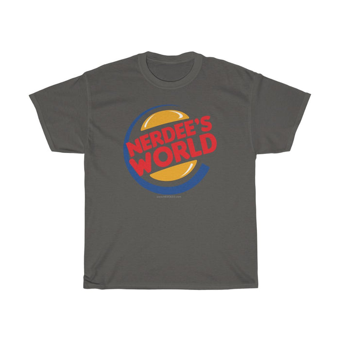 Nerdee's World Parody Logo "The King" (Design 01) - Unisex Heavy Cotton Tee