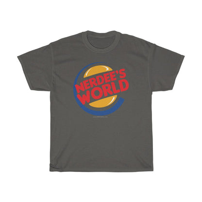 Nerdee's World Parody Logo "The King" (Design 01) - Unisex Heavy Cotton Tee