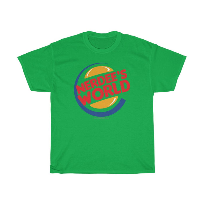 Nerdee's World Parody Logo "The King" (Design 01) - Unisex Heavy Cotton Tee
