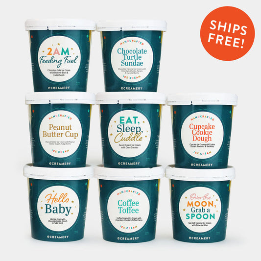 New Baby 8 pint Ice Cream Gift