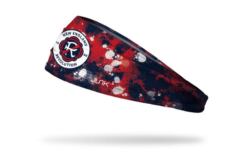 New England Revolution: Splatter Big Bang Lite Headband - View 1