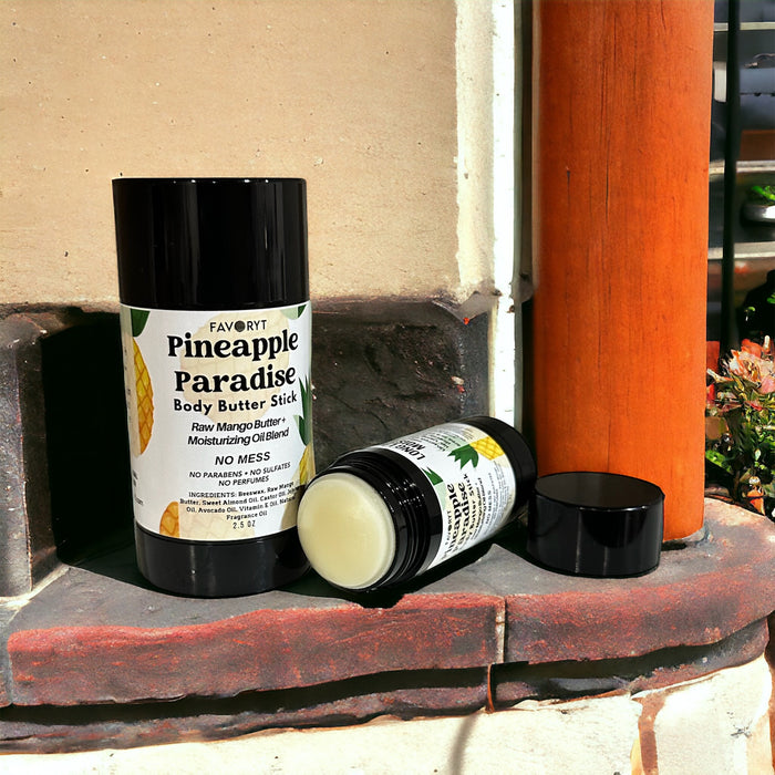 *New Formula! Pineapple Paradise Mango Butter Skin Balm Stick