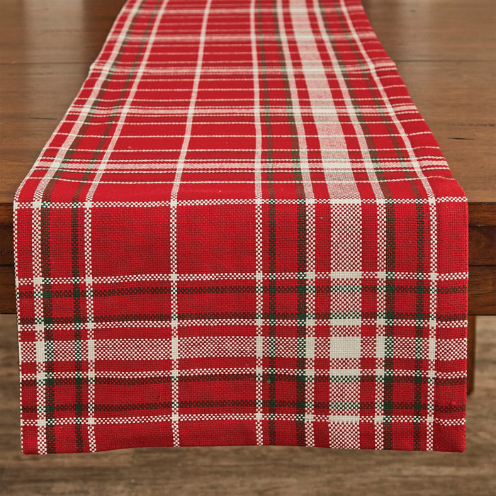 long christmas Noelle Plaid Table Runner