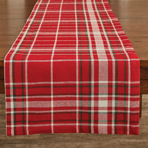 long christmas Noelle Plaid Table Runner