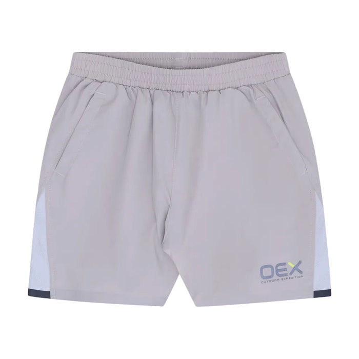 OEX Infant's 2-Piece Co-Ord Set – Taupe/Grey   (T-Shirt & Shorts)