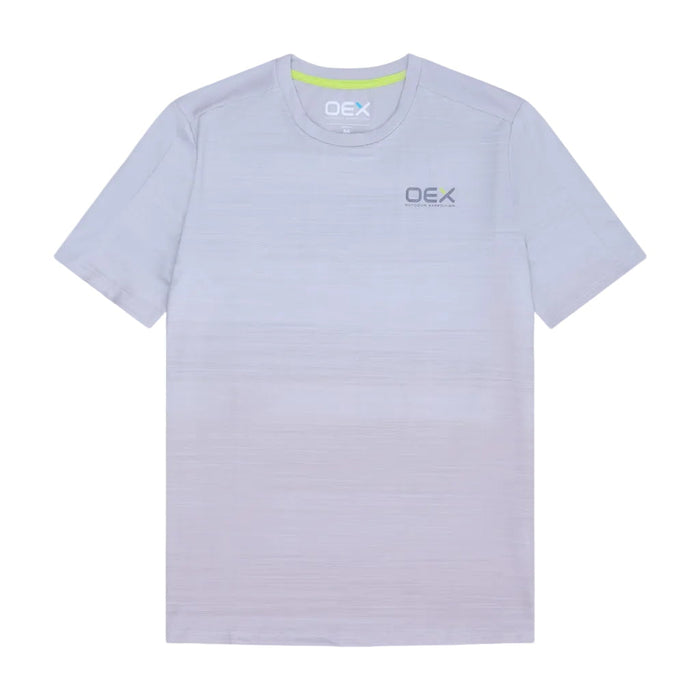 OEX Mens 3 Piece Co Ord Set Black/Taupe T-Shirt featuring a sleek design and breathable fabric.