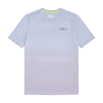 OEX Mens 3 Piece Co Ord Set Black/Taupe T-Shirt featuring a sleek design and breathable fabric.