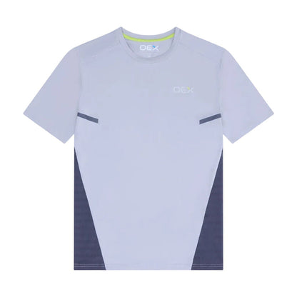 OEX Mens 3 Piece Co Ord Set Black/Taupe T-Shirt in light grey with dark accents for activewear comfort