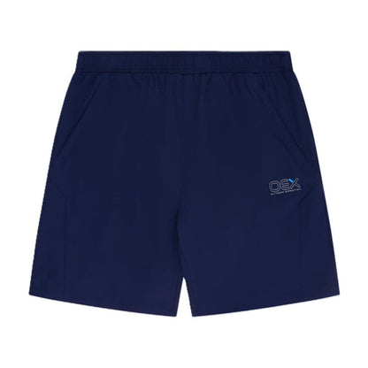 OEX Mens 3 Piece Co Ord Set Blue/Navy shorts with pockets, sporty design for comfort and casual wear.