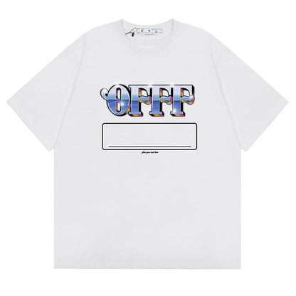 OFF WHITE Alphabet Arrow Pattern T-Shirts
