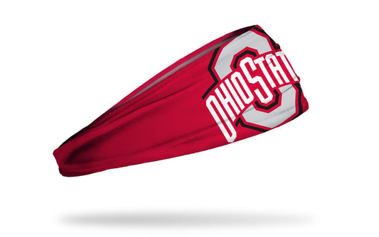 Ohio State: Oversized Logo Scarlet Big Bang Lite Headband - View 1