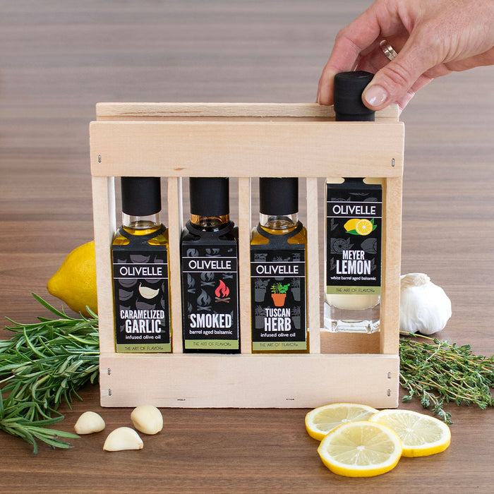 Oil and Vinegar Savory Pairings Sampler Gift Crate