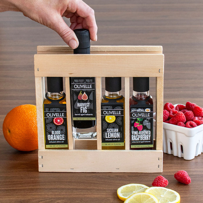 Oil and Vinegar Sweet Pairings Sampler Gift Crate