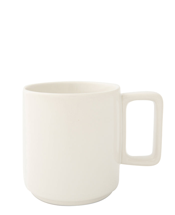 Omada Flat Stackable 400ml Mug - White