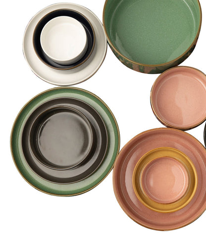 Omada Flat Stackable Cereal Bowl - Green