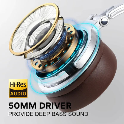 50mm audio driver with multiple layers showcasing its components for deep bass sound reproduction.