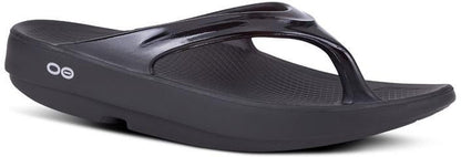 Oofos Women's OOlala Thong Footwear OOFOS Black 6