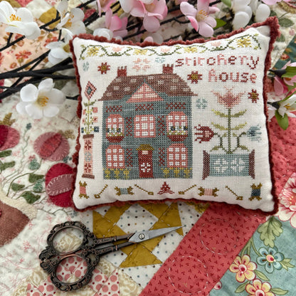 Pansy Patch Quilts and Stitchery - Stitchery House - Booklet Chart IH
