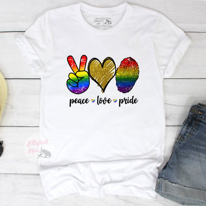 Peace Love Pride Shirt