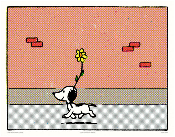 Peanuts First Appearance of Snoopy Poster