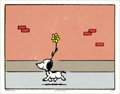 Peanuts First Appearance of Snoopy Poster