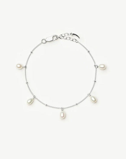 Pearl Baya Baroque Chain Bracelet | Sterling Silver/Pearl Bracelets Missoma