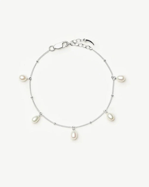 Pearl Baya Baroque Chain Bracelet | Sterling Silver/Pearl Bracelets Missoma
