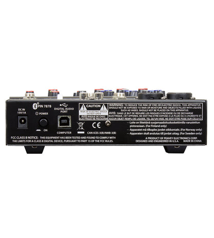 Peavey PV6BT 6-Channel Non-Powered Mixer w/ Bluetooth