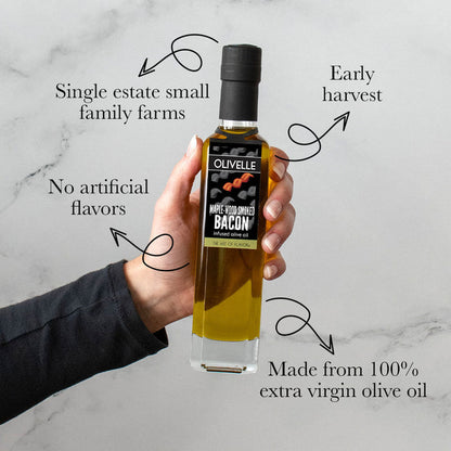 Maple-Wood Smoked Bacon Infused Olive Oil