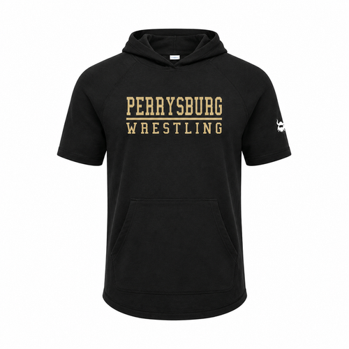Perrysburg 2025 Black Hooded Short Sleeve