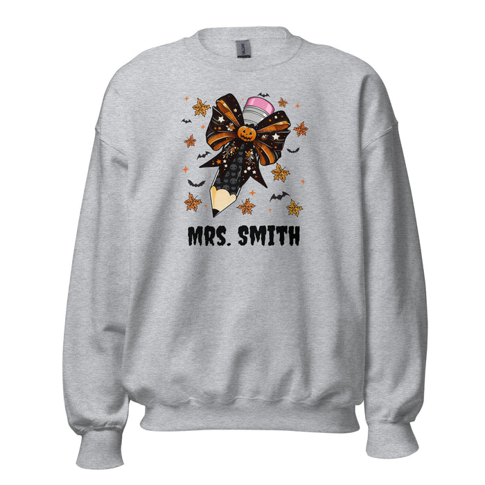 Personalized Teacher Pencil Sweater