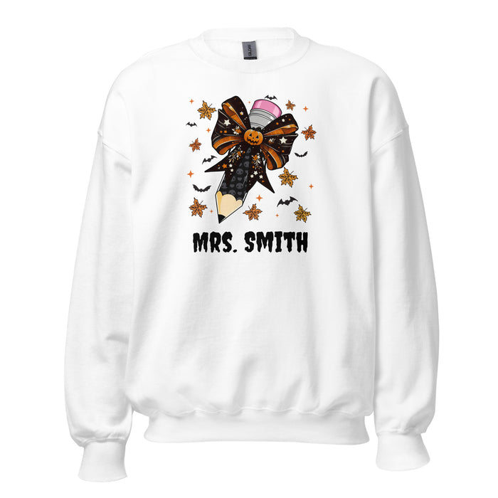 Personalized Teacher Pencil Sweater