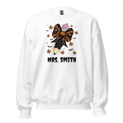 Personalized Teacher Pencil Sweater