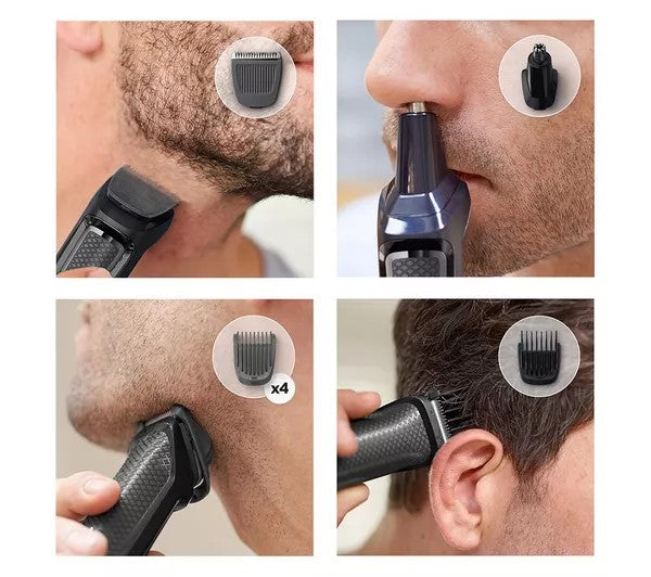 Philips Series 3000 7-in-1  Beard & Hair Multi Grooming Kit - Black | MG3720/33