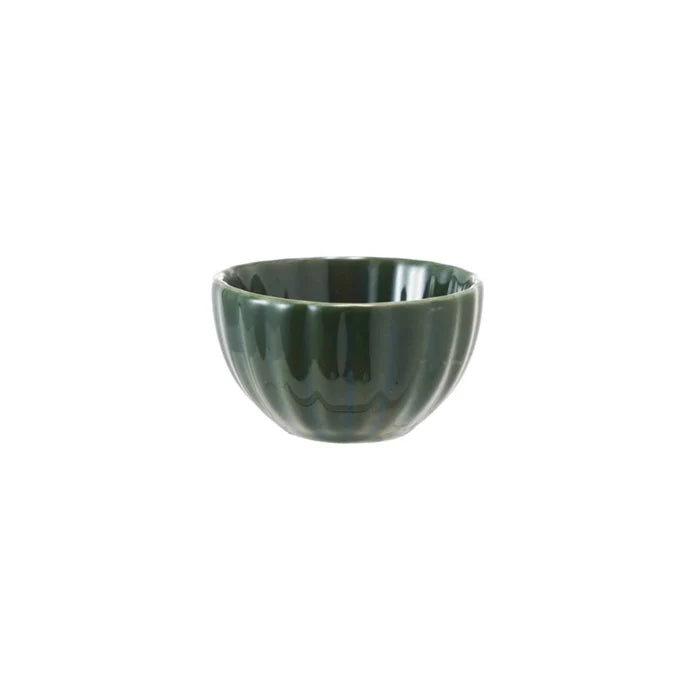 Pinch Bowl - Ribbed Green