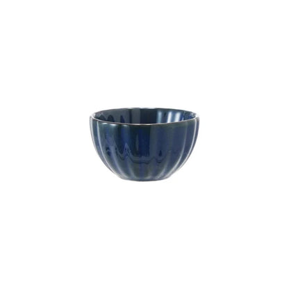 Pinch Bowl - Ribbed Blue