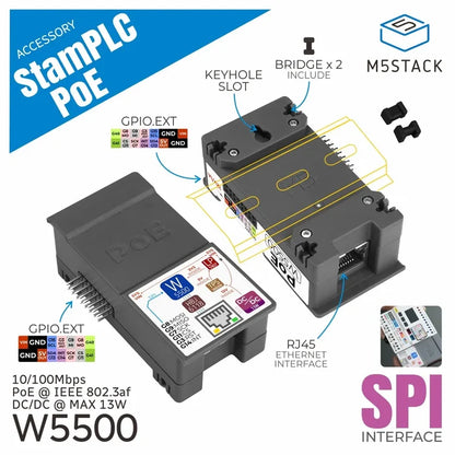 PoE Module for StamPLC (W5500) - m5stack-store
