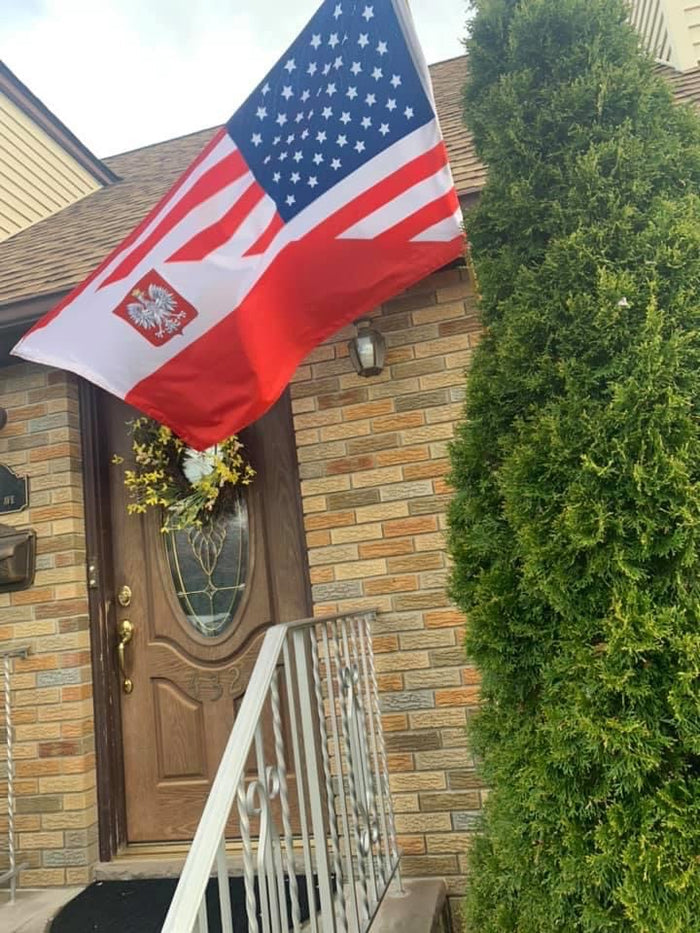 Polish american Flag Poland USA Polish flag American flag 2x3 ft flag Polska flaga flaga Polska
