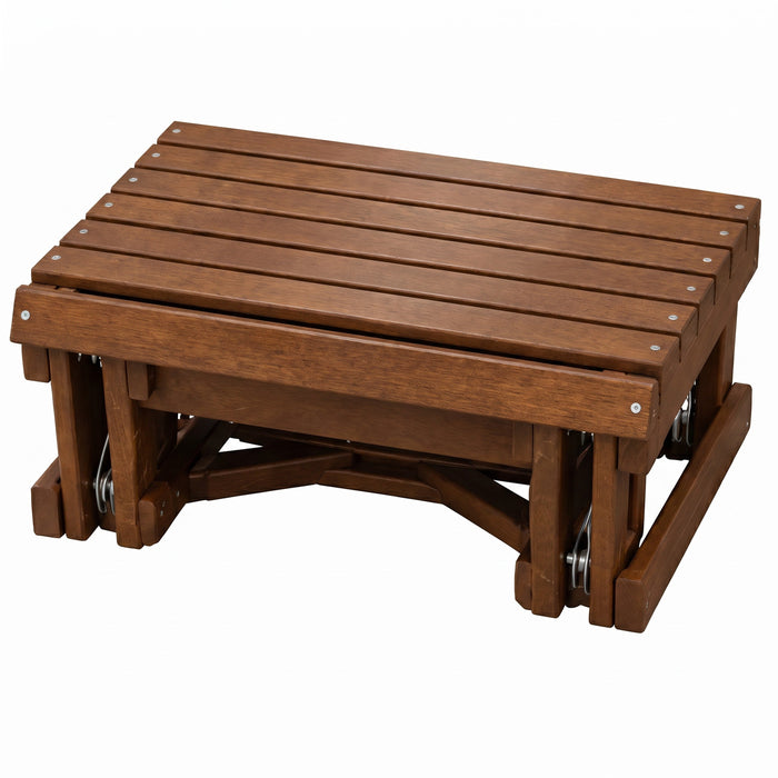 Poly Grove Gliding Ottoman