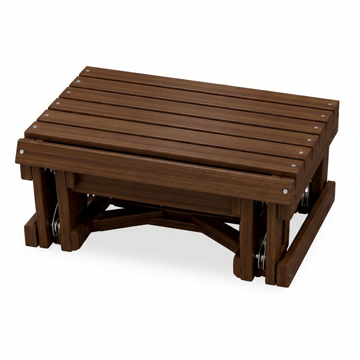 Poly Grove Gliding Ottoman