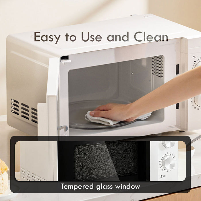 PowerPac Microwave oven 25L With 4 Power Level and Defrost Function (PPT725BK)