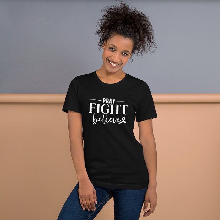 Pray Fight Believe Breast Cancer Shirt