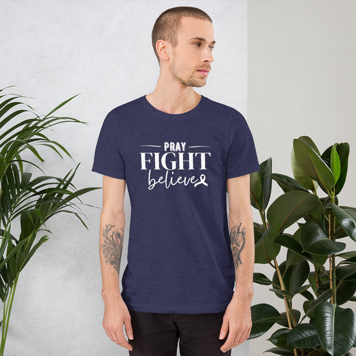 Pray Fight Believe Breast Cancer Shirt
