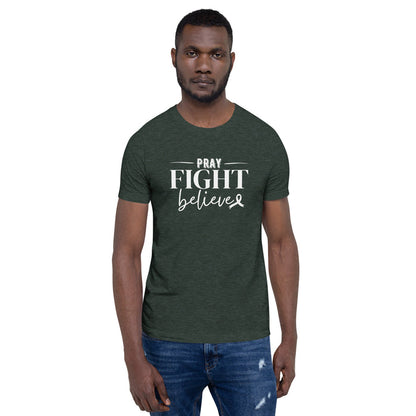 Pray Fight Believe Breast Cancer Shirt