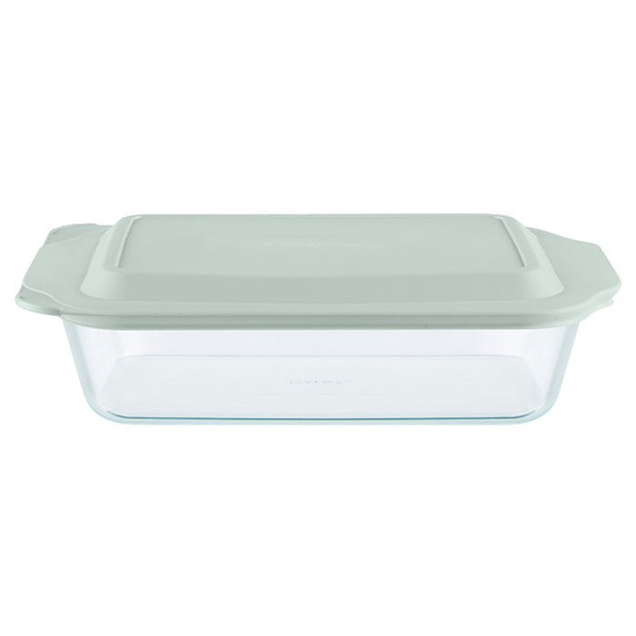 PYREX 1134582 Baking Dish 9x13 Deep with Sage Green Lid