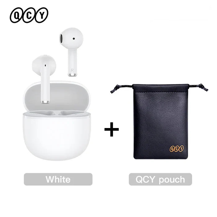 White with Pouch