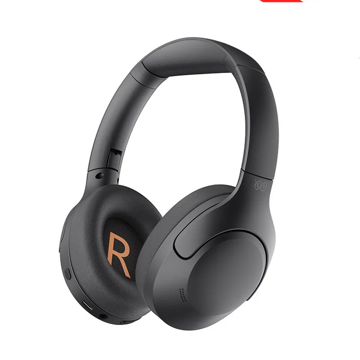 Black over-ear headphones.