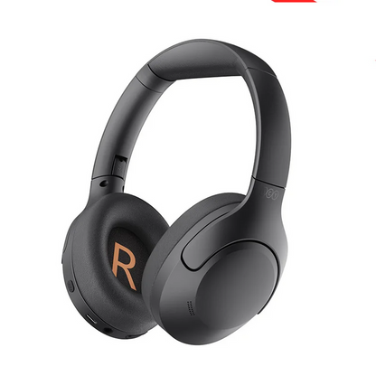 Black over-ear headphones.