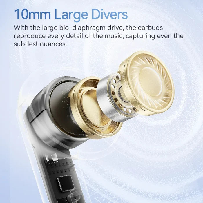 Earbud internal components.